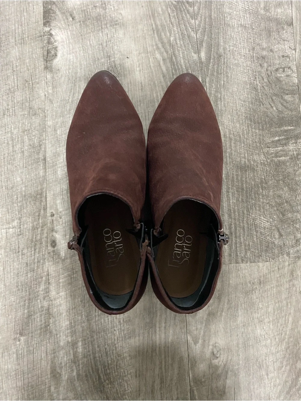Franco Sarto Men's Dark Brown Suede Chukka Boots